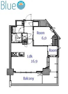 スプランディッド新横浜【9階】の間取り