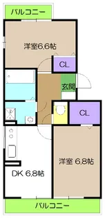 ドミール【1階】の間取り