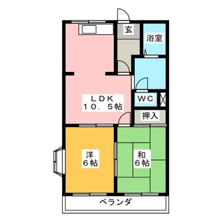 ベジタブルハイム A【1階】の間取り