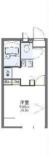 レオパレス徳重【2階】の間取り
