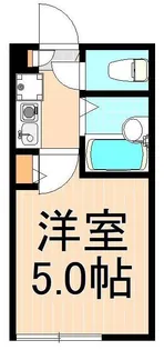 リバージュ千住大橋【3階】の間取り