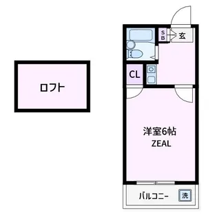サニースポット【2階】の間取り