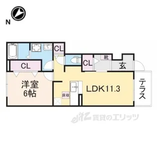 アザレアガーデン【1階】の間取り
