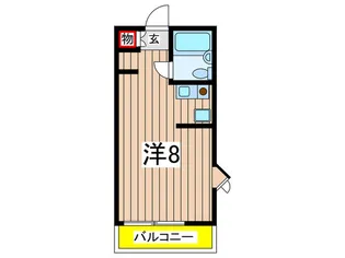 ユーハウス3【2階】の間取り
