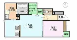 ヴィラ・フォンテーヌ【1階】の間取り