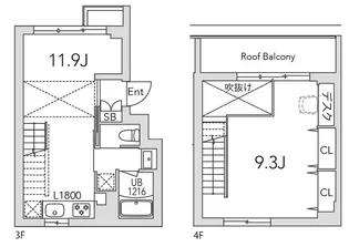 GranDuo代沢4【3階】の間取り