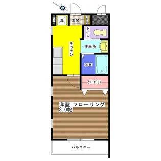 プレミール壱番館【3階】の間取り