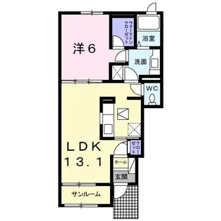 ベル メール【1階】の間取り