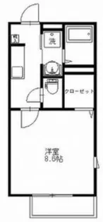 カスカータB棟【1階】の間取り