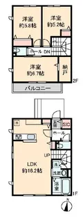 レガート・ウエストの間取り