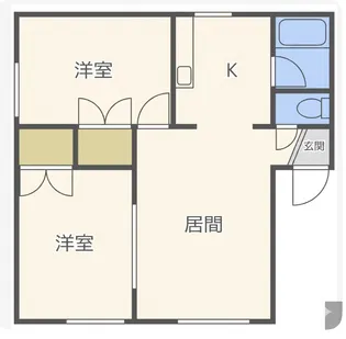 ベルコート59【3階】の間取り