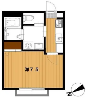 クレスト大川【2階】の間取り