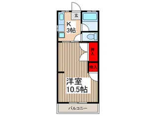 倉片コーポ【2階】の間取り
