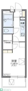 レオパレスアンテルブルグI【2階】の間取り