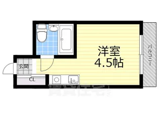 ソシオリバーハイツ【4階】の間取り