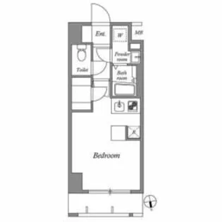 CORVAL本郷三丁目【5階】の間取り