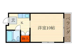 KMハイツ【3階】の間取り