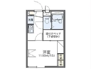 レオパレスグランドソレーユ・ジュン【2階】の間取り