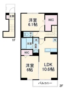 グレイスコート【2階】の間取り