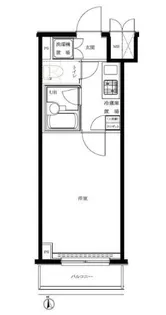 ルーブル高田馬場弐番館【5階】の間取り