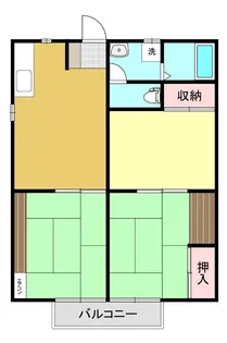 ファミール新白河I【1階】の間取り