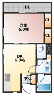 スプランドォール【2階】の間取り