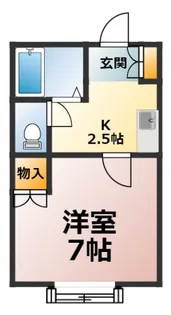 サンハイツ杉浦 II【2階】の間取り