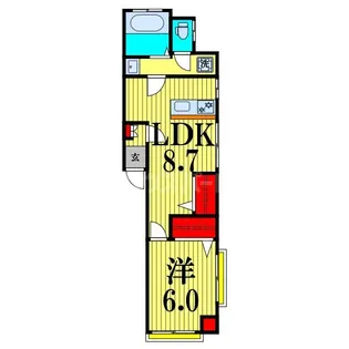 大河原ビル【3階】の間取り
