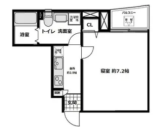 プチドムス浅草【3階】の間取り
