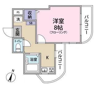 アイル阿佐谷弐番館【4階】の間取り