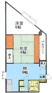 Uフラッツ【8階】の間取り