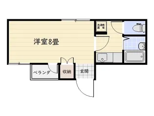 タイセイイン高麗【2階】の間取り
