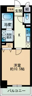 グランディール大濠【3階】の間取り