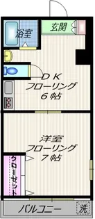 サンライズ南品川【3階】の間取り