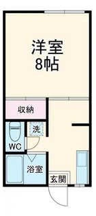 第二稲荷山ハイツB【1階】の間取り
