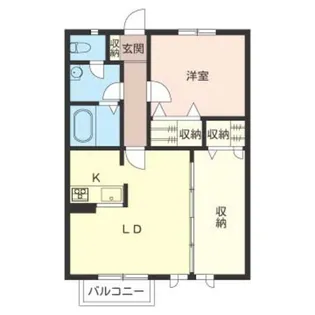 ボー・セジュールI番館【2階】の間取り