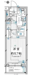 レガリス蒲田【1階】の間取り