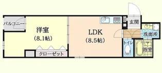 UN GRAN【4階】の間取り