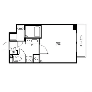 プレサンス谷町リーベ【5階】の間取り