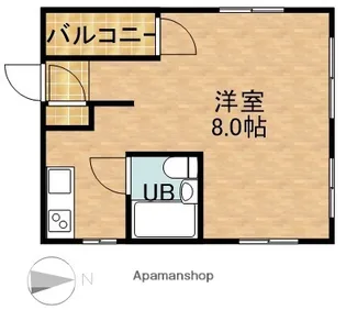 サンシックス【3階】の間取り