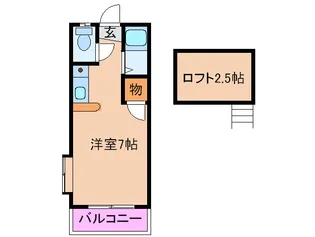 パティオコート新宮【2階】の間取り