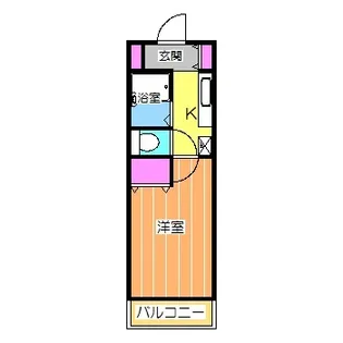 スタツィオーネ中百舌鳥【5階】の間取り
