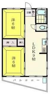 ハイム田代【2階】の間取り