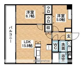 ラ・シルエーラ【3階】の間取り