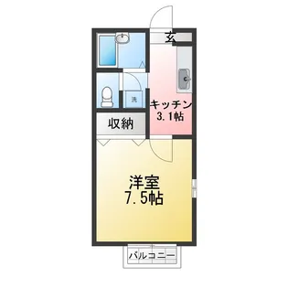 ヴェール金沢八景【1階】の間取り