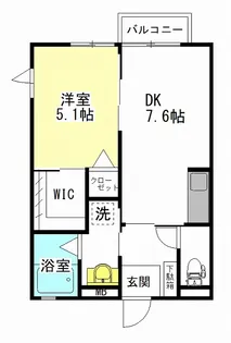 レクエルドA【2階】の間取り