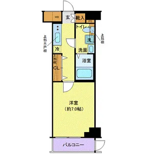 クレヴィスタ豊洲ベイサイドII【1階】の間取り