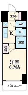 メイクス鶴舞II【7階】の間取り