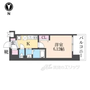 Luxe布施北3【7階】の間取り