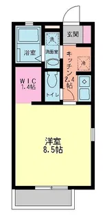 La saison『くず葉の森』 G【2階】の間取り